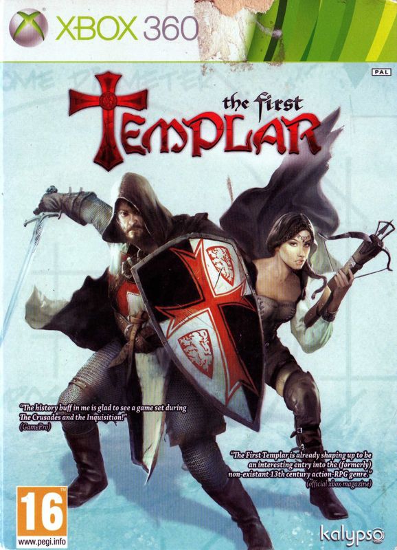 First Templar box art for Xbox 360